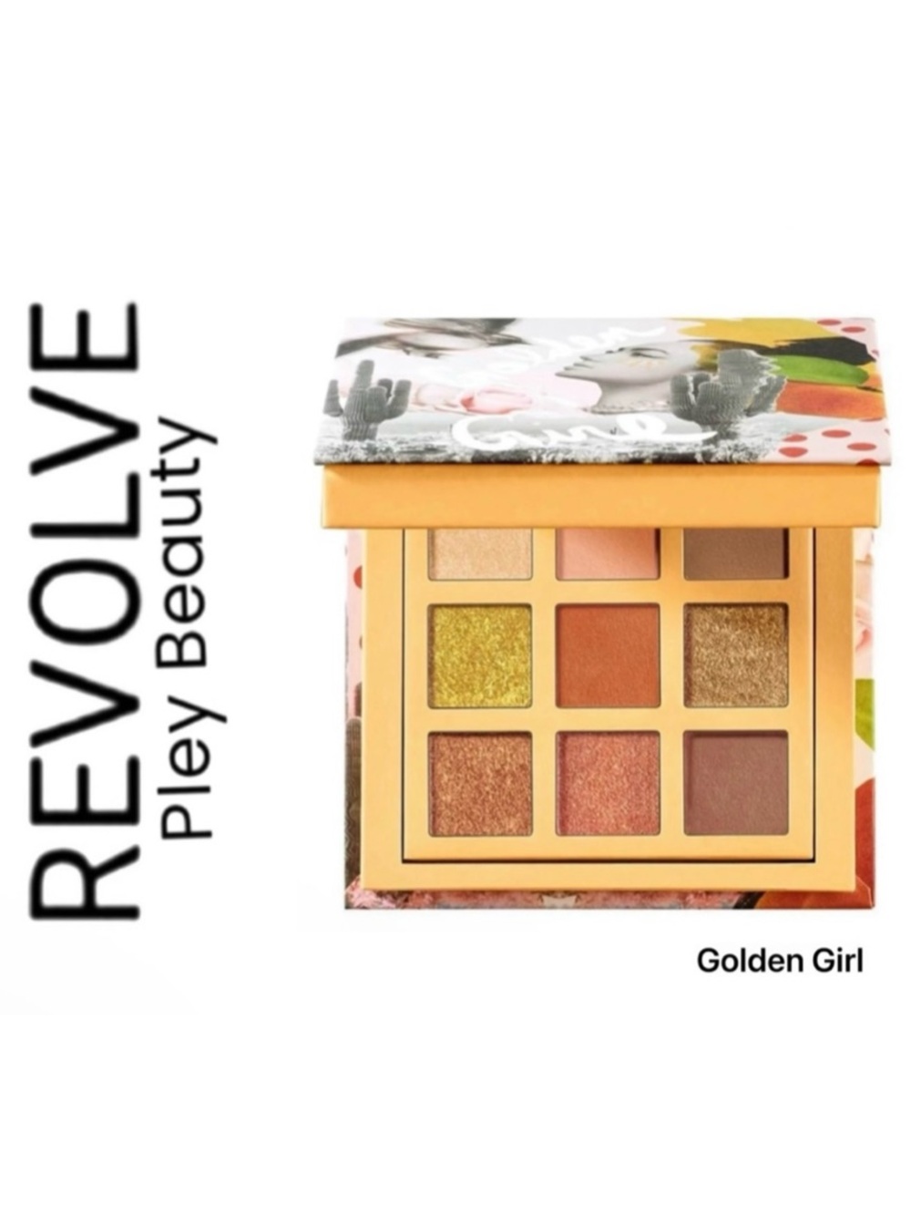 NWT Revolve x Pley Beauty Golden Girl Eyeshadow Palette
